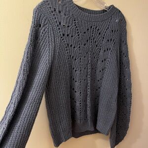 Women's Gray Knit Sweater